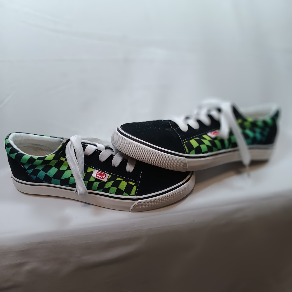 Echo Unlimited Sneakers with Checkered Pattern Size 7